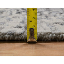 Load image into Gallery viewer, 8&#39;x10&#39;2&quot; Papyrus White, Contemporary Pattern, Hand Knotted, 100% Natural Undyed Wool, Oriental Rug FWR551106