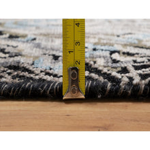 Load image into Gallery viewer, 2&#39;x3&#39; Onyx Black, The Maharaja Lion Novelty, Wool And Silk, Soft To The Touch, Hand Knotted, Mat, Sample, Oriental Rug FWR551304