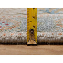 Load image into Gallery viewer, 2&#39;7&quot;x15&#39;10&quot; Lark Brown, Mamluk Design With Geometric Medallions, Textured Wool And Silk, Hand Knotted, Xl Runner, Oriental Rug FWR551412