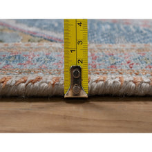 Load image into Gallery viewer, 2&#39;6&quot;x21&#39;10&quot; Lark Brown, Hand Knotted, Mamluk Design With Geometric Medallions, Textured Wool And Silk, Xl Runner, Oriental Rug FWR551442