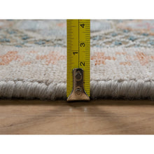 Load image into Gallery viewer, 12&#39;x18&#39;3&quot; Lark Brown, Mamluk Design With Geometric Medallions, Hand Knotted, Textured Wool And Silk, Xl, Oversized, Oriental Rug FWR551520