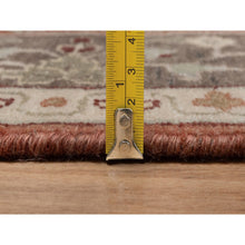 Load image into Gallery viewer, 3&#39;x5&#39;1&quot; Rust Red, Antiqued Tabriz With Haji Jalili Design, Hand Knotted, 100% Wool, Vegetable Dyes, Soft Pile, Denser Weave, Oriental Rug FWR551694
