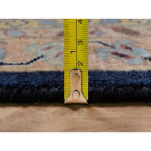 Load image into Gallery viewer, 12&#39;x18&#39; Midnight Blue, Hand Knotted, Hand Spun New Zealand Wool, Soft Pile, Vegetable Dyes, Antiqued Fine Heriz Re-creation, All Over Design, Oversized, Xl, Oriental Rug FWR551706