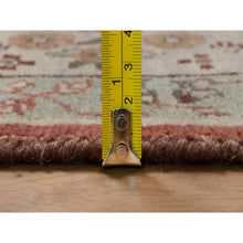 Load image into Gallery viewer, 10&#39;x14&#39; Brick Red, Antiqued Tabriz With Haji Jalili Design, Hand Knotted, 100% Wool, Vegetable Dyes, Soft Pile, Denser Weave, Oriental Rug FWR551736