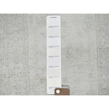 Load image into Gallery viewer, 9&#39;x11&#39;10&quot; Pearl White, Washed Out Peshawar With Heriz Design, Densely Woven, 100% Wool, Hand Knotted, Oriental Rug FWR5532