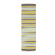 Load image into Gallery viewer, 2&#39;5&quot;x8&#39; Hand-Woven Pure Wool Flat Weave Striped Durie Kilim Runner Rug FWR191028