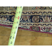 Load image into Gallery viewer, 11&#39;9&quot;x15&#39;7&quot; Burgundy Red Antique Persian Lavar Kerman Good Condition Hand Knotted Pure Wool Oversized Oriental Rug FWR192816