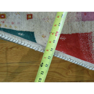 9'10"x13'3" Hand-Knotted 100 Percent Wool Lori Buft Gabbeh Oriental Rug FWR204366