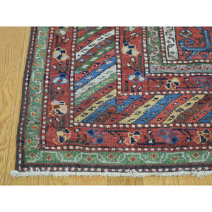 6'5"x15'6" Multicolored Antique Northwest Persian With Shawl Design Wide Runner Rug FWR206526