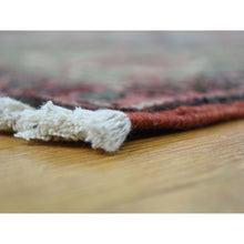 Load image into Gallery viewer, 9&#39;x11&#39;3&quot; Red Hand-Knotted Antique Persian Serapi Open Field Oriental Rug FWR206550
