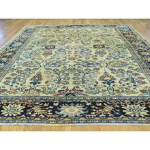Load image into Gallery viewer, 9&#39;4&quot;x11&#39;10&quot; Yellow Handmade Antique Persian Lilihan Mint Cond Full Pile Rug FWR206592