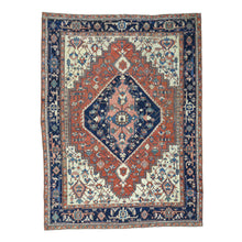 Load image into Gallery viewer, 9&#39;10&quot;x13&#39;5&quot; Red Antique Persian Serapi Good Cond Hand-Knotted Oriental Rug FWR212598