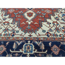 Load image into Gallery viewer, 9&#39;10&quot;x13&#39;5&quot; Red Antique Persian Serapi Good Cond Hand-Knotted Oriental Rug FWR212598