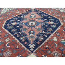 Load image into Gallery viewer, 9&#39;10&quot;x13&#39;5&quot; Red Antique Persian Serapi Good Cond Hand-Knotted Oriental Rug FWR212598