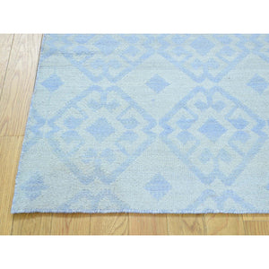 7'10"x7'10" Hand-Woven Flat Weave Reversible Durie Kilim Square Rug FWR217710