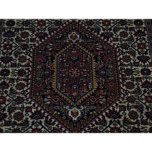 Load image into Gallery viewer, 2&#39;9&quot;x12&#39;10&quot; Hand-Knotted Pure Wool Persian Bidjar Design, Super Fine Weave Oriental Runner Rug FWR219138