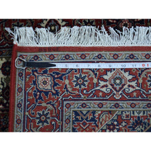Load image into Gallery viewer, 2&#39;9&quot;x12&#39;10&quot; Hand-Knotted Pure Wool Persian Bidjar Design, Super Fine Weave Oriental Runner Rug FWR219138