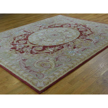 Load image into Gallery viewer, 8&#39;9&quot;x11&#39;9&quot; Savonnerie Hand-Knotted Thick And Plush Napoleon III Rug FWR221436