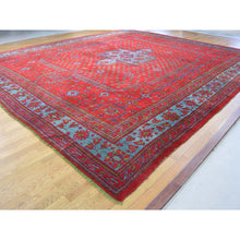 Load image into Gallery viewer, 16&#39;8&quot;x19&#39;1&quot; Red Antique Turkish Oushak Full Pile Mint Cond Oversize Rug FWR238590