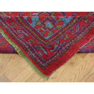 16'8"x19'1" Red Antique Turkish Oushak Full Pile Mint Cond Oversize Rug FWR238590