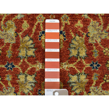 Load image into Gallery viewer, 2&#39;7&quot;x17&#39;7&quot; Antiqued Heriz Pure Wool XL Runner Hand-Knotted Oriental Rug FWR242304