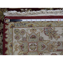 Load image into Gallery viewer, 6&#39;2&quot;x9&#39; 300 Kpsi New Zealand Wool Tabriz Design Hand-Knotted Oriental Rug FWR253638