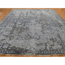Load image into Gallery viewer, 9&#39;2&quot;x11&#39;10&quot; Persian Tabriz Broken Design Wool And Silk Hand-Knotted Oriental Rug FWR254598