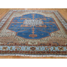 Load image into Gallery viewer, 9&#39;2&quot;x11&#39;7&quot; Pure Wool Vegetable Dyes Bakshaish Hand-Knotted Oriental Rug FWR261828