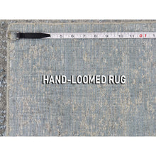 Load image into Gallery viewer, 2&#39;5&quot;x9&#39;10&quot; Jacquard Hand-Loomed Silken Grey Broken Persian Heriz Design Runner Oriental Rug FWR273414