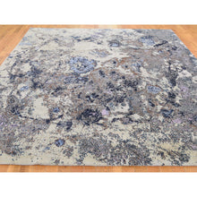 Load image into Gallery viewer, 8&#39;x10&#39; Abstract Design Wool and Silk Hand-Knotted Oriental Rug FWR275736
