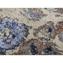 Load image into Gallery viewer, 8&#39;x10&#39; Abstract Design Wool and Silk Hand-Knotted Oriental Rug FWR275736