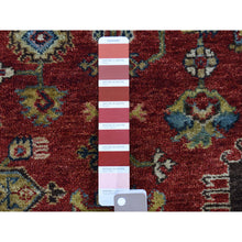 Load image into Gallery viewer, 6&#39;x8&#39;9&quot; Red Karajeh Design Pure Wool Hand-Knotted Oriental Rug FWR277782