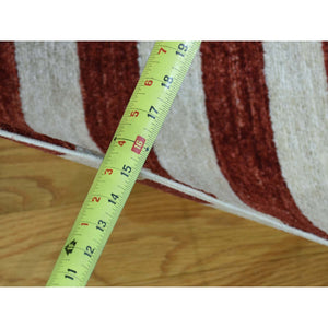 2'5"x4' Hand Knotted Pure Wool Peshawar American Flag Wall Hanging Rug FWR294372