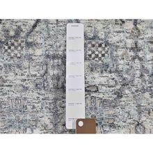 Load image into Gallery viewer, 3&#39;x5&#39;2&quot; Ivory Silk With Textured Wool Tabriz Hand Knotted Oriental Rug FWR296760