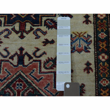 Load image into Gallery viewer, 2&#39;9&quot;x19&#39;1&quot; Ivory Super Kazak Geometric Design Hand-Knotted XL Runner Oriental Rug FWR301122