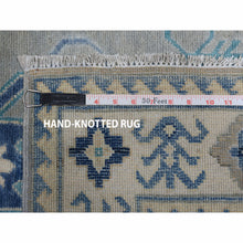 Load image into Gallery viewer, 3&#39;2&quot;x5&#39; Gray Vintage Look Kazak Pure Wool Hand-Knotted Oriental Rug FWR301332