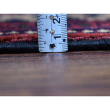 Load image into Gallery viewer, 3&#39;3&quot;x5&#39;3&quot; Vintage Red Elephant Feet Design Afghan Andkhoy Pure Wool Hand-Knotted Oriental Rug FWR302640