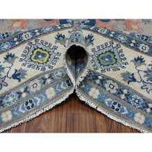Load image into Gallery viewer, 8&#39;x9&#39;9&quot; Colorful Fusion Kazak Pure Wool Hand-Knotted Oriental Rug FWR303474