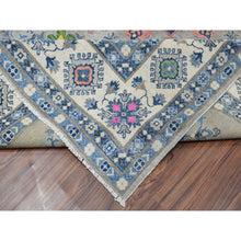 Load image into Gallery viewer, 8&#39;x9&#39;9&quot; Colorful Fusion Kazak Pure Wool Hand-Knotted Oriental Rug FWR303474