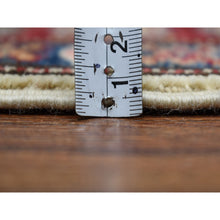 Load image into Gallery viewer, 2&#39;9&quot;x19&#39; Ivory Super Kazak Geometric Design XL Runner Pure Wool Hand-Knotted Oriental Rug FWR303876