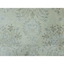 Load image into Gallery viewer, 6&#39;3&quot;x9&#39;5&quot; Vintage White Wash Tabriz Worn Wool Hand-Knotted Oriental Rug FWR304434