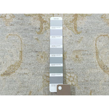 Load image into Gallery viewer, 2&#39;8&quot;x15&#39;9&quot; White Wash Peshawar Pure Wool Hand-Knotted Oriental XL Runner Rug FWR304752