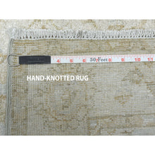 Load image into Gallery viewer, 2&#39;8&quot;x15&#39;9&quot; White Wash Peshawar Pure Wool Hand-Knotted Oriental XL Runner Rug FWR304752