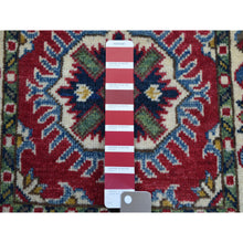 Load image into Gallery viewer, 2&#39;x3&#39; Red Kazak Geometric Design Pure Wool Hand-Knotted Oriental Rug FWR304824