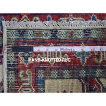 Load image into Gallery viewer, 2&#39;x2&#39;10&quot; Ivory Geometric Design Kazak Pure Wool Hand-Knotted Oriental Rug FWR305100