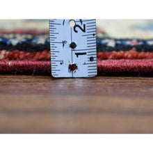 Load image into Gallery viewer, 3&#39;5&quot;x4&#39;9&quot; Afghan Ersari Pure Wool Hand-Knotted Oriental Rug FWR307806