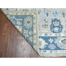 Load image into Gallery viewer, 8&#39;1&quot;x9&#39;9&quot; Soft Angora Pure Wool Gray Oushak Wool Foundation Hand-Knotted Oriental Rug FWR309654