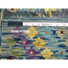 Load image into Gallery viewer, 10&#39;2&quot;x13&#39;4&quot; Colorful Afghan Kilim Pure Wool Hand Woven Oriental Rug FWR312540