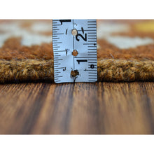 Load image into Gallery viewer, 3&#39;6&quot;x5&#39;9&quot; Brown Tribal Design Colorful Afghan Baluch Pure Wool Hand Knotted Oriental Rug FWR318966