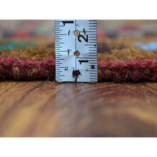 Load image into Gallery viewer, 4&#39;1&quot;x6&#39;1&quot; Brown Hand Knotted Colorful Afghan Baluch Tribal Design Pure Wool Oriental Rug FWR319116